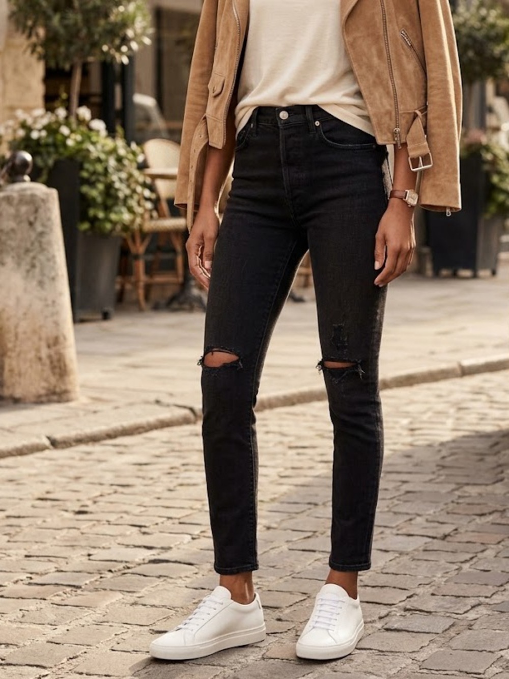 AGOLDE Nico High Rise Slim Jeans in Cassette